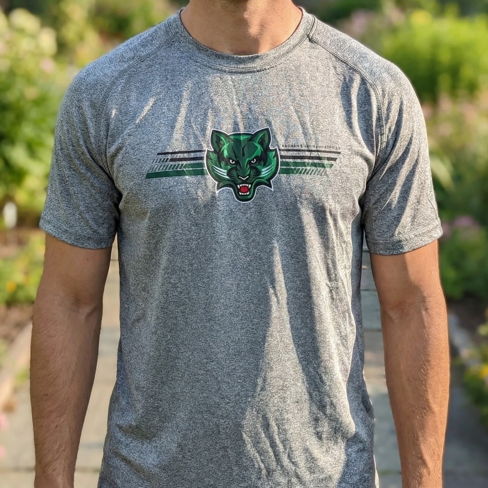Rivalry Threads Binghamton Bearcats Mens Gray Performance Graphic T-Shirt‎ 2XL